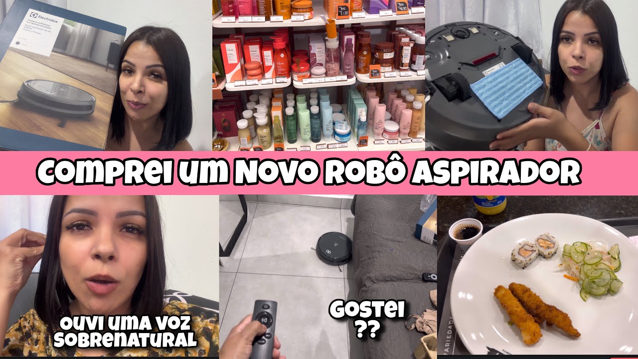 Ouvi uma voz sobrenatural, nova conquista pra casinha, robô aspirador eletrolux ERB30 | Ju Tollayne