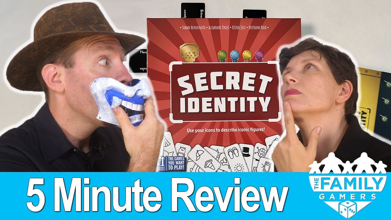 Secret Identity - board game review - can you get a clue?