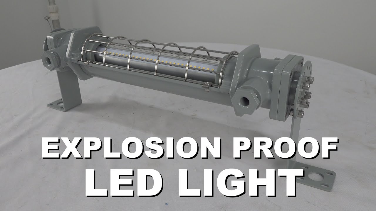 Explosion Proof Low Profile LED Fixture - 3,380 Lumens - Class 1 & 2 Div 1 & 2