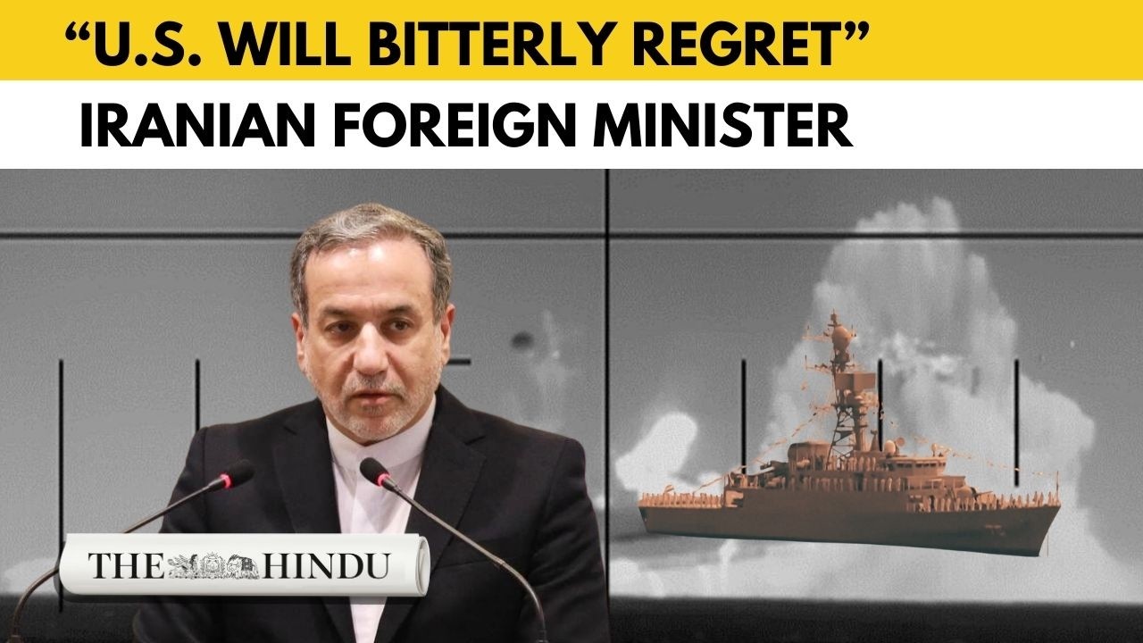 Iranian Foreign Minister reacts to the attack on warship IRIS Dena