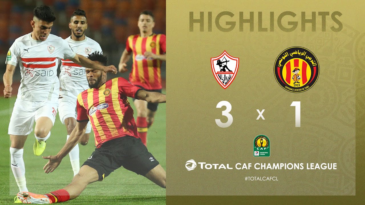 Zamalek SC 3-1 Esp&eacute;rance de Tunis  | HIGHLIGHTS | Quarter-Final First Leg | TotalCAFCL