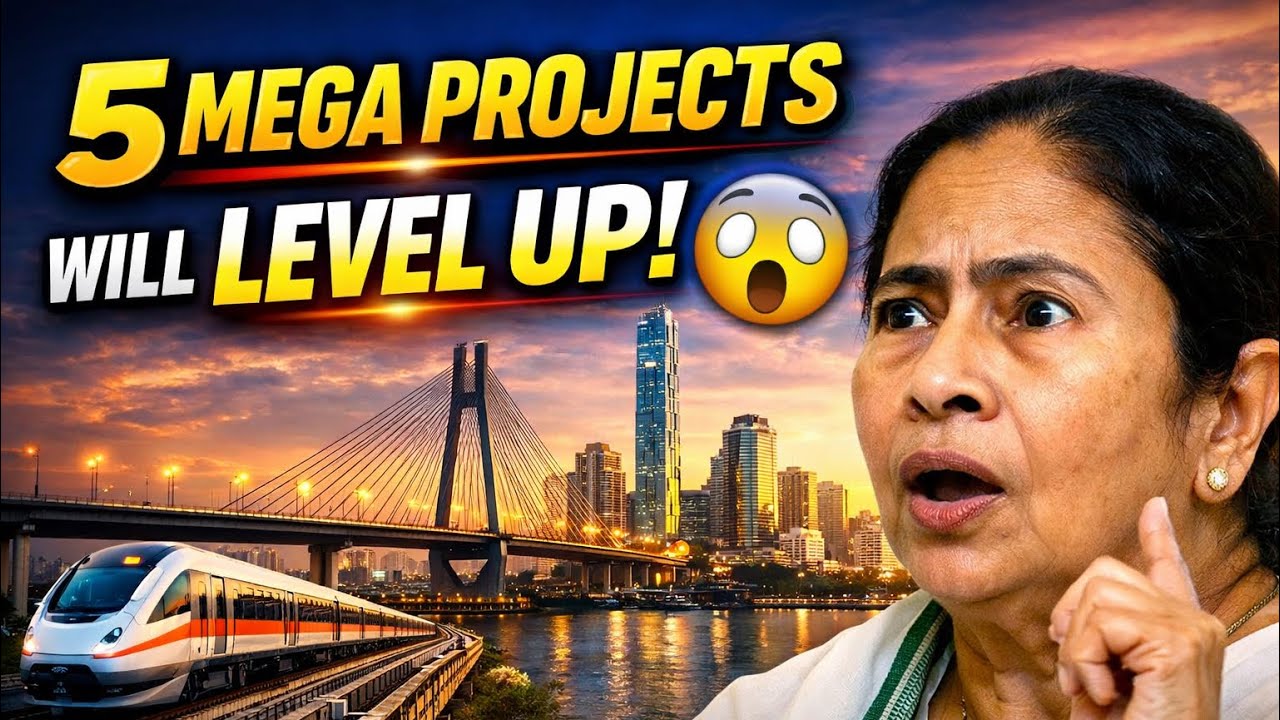 If these 5 Mega Projects are completed&hellip; West Bengal will go to the next level 😮 #westbengal #kolk...