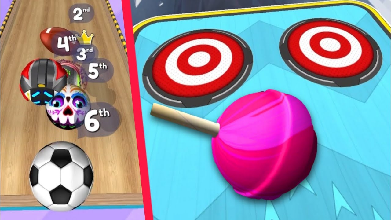 ⚽⚽Epic Race ➕ 🍭🍭Super Bonus Level ➕ 😈👿👿Portal Run GOING BALLS New Update