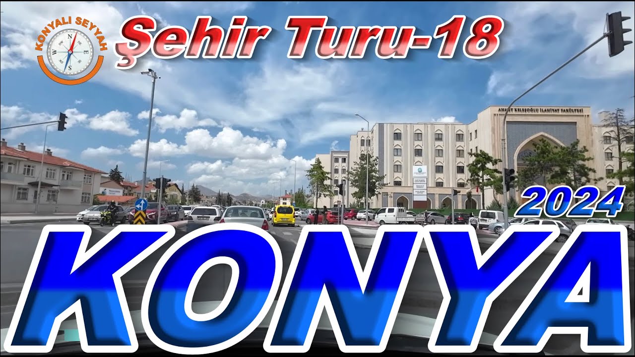 Meram Yeni Yoldan Beyşehir Caddesine  / Konya Şehir turu 2024 - 18 / Konya'yı Geziyoruz