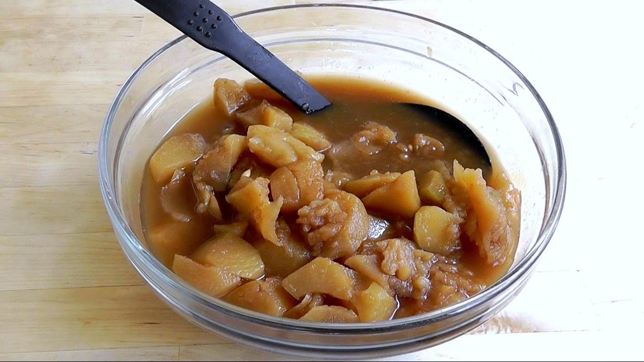 Как приготовить ТУШЕНЫЕ ЯБЛОКИ рецепт | Яблочный соус