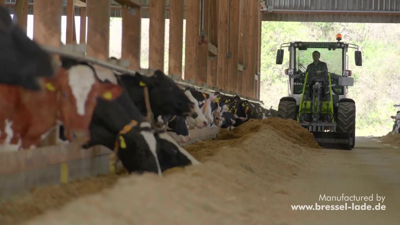 W11 Gummischieber am Claas Torion 639 Radlader