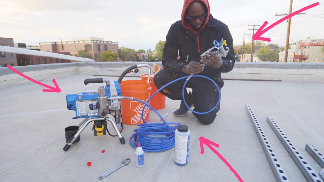 Graco 390 PC Cordless Sprayer for Muralist and street artist