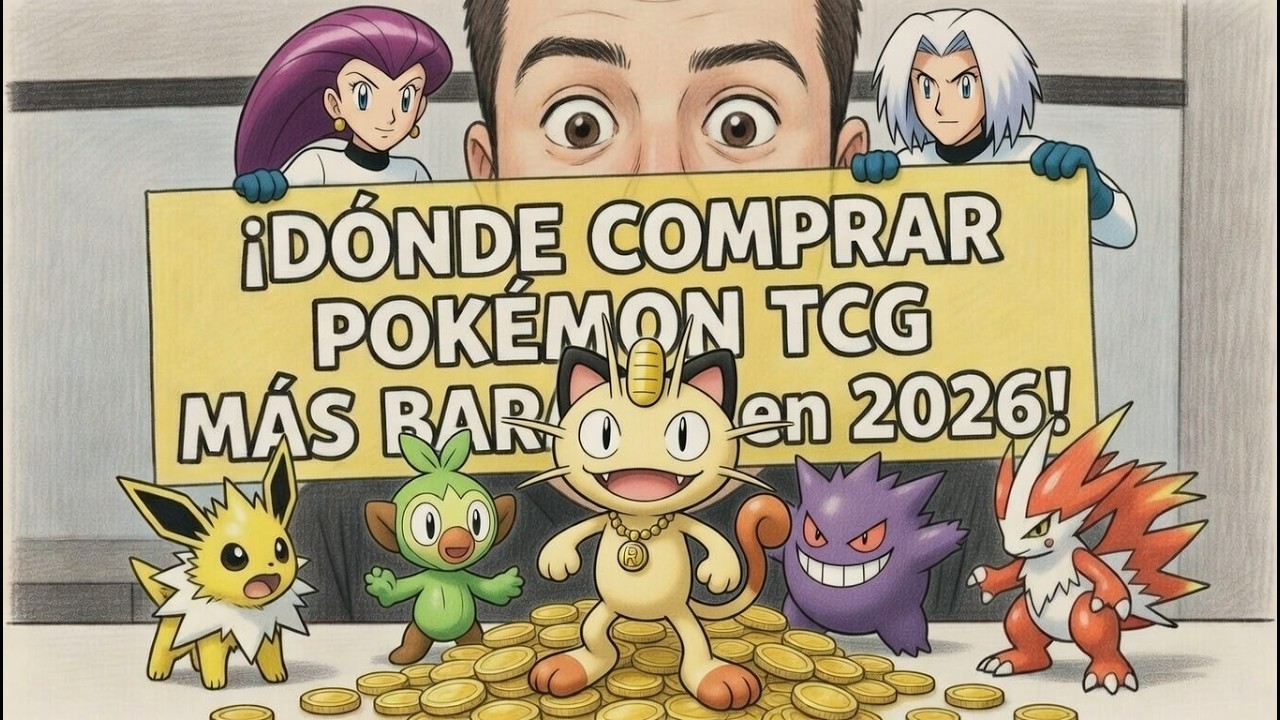 ¡DÓNDE COMPRAR POKÉMON TCG MÁS BARATO en 2026! + Opening 4 Sobres ÉPICOS 😱
