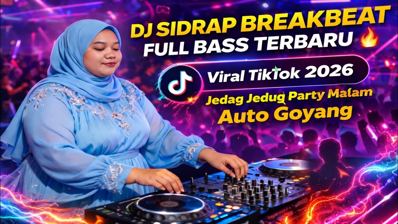 DJ SIDRAP BREAKBEAT FULL BASS TERBARU 🔥 Viral TikTok 2026 | Jedag Jedug Party Malam Auto Goyang