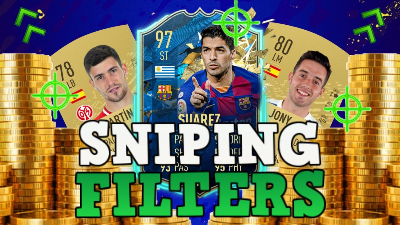 FIFA 20 BEST SNIPING FILTERS! HOW TO MAKE 100K AN HOUR RIGHT NOW! EASIEST WAY TO MAKE COINS ON FIFA!