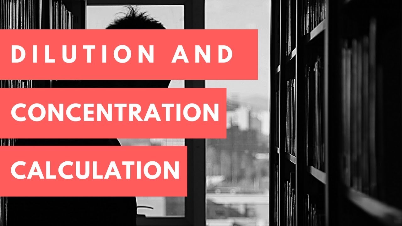 Pharmaceutical Calculations Dilution and Concentration Problems | RxCalculations