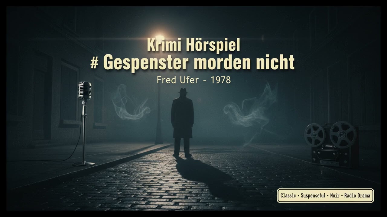 Gespenster morden nicht 1978 - Fred Ufer | Krimi Hörspiel