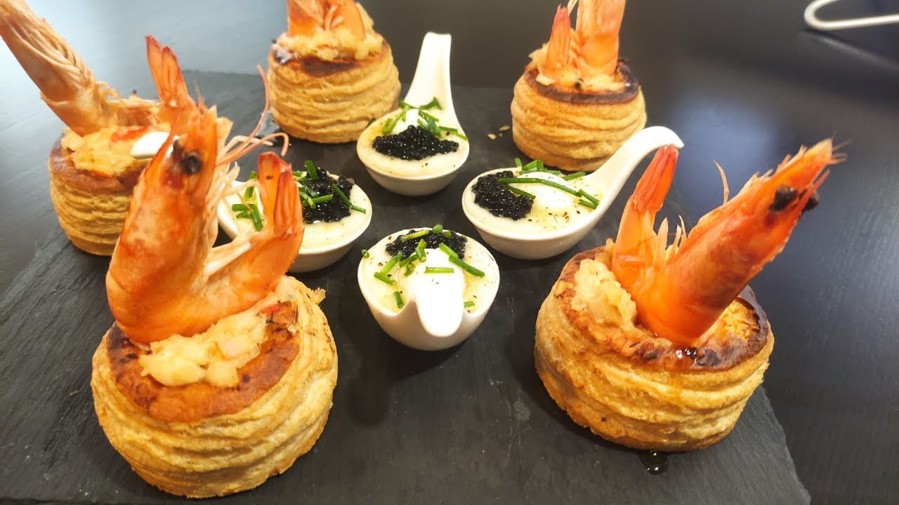 Volovanes  Rellenos de Merluza a la Sidra 🍾 con langostinos 🦐 | Fáciles y Deliciosos