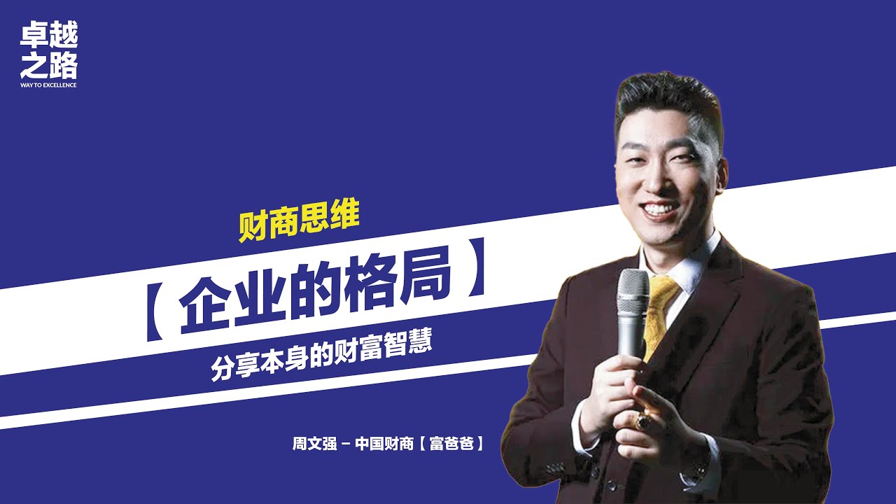 【周文强】财商思维 - 企业的格局
