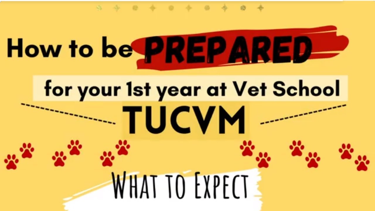 BE PREPARED for Your first Year at Vet School | Tuskegee University College of Veterinary Medicine