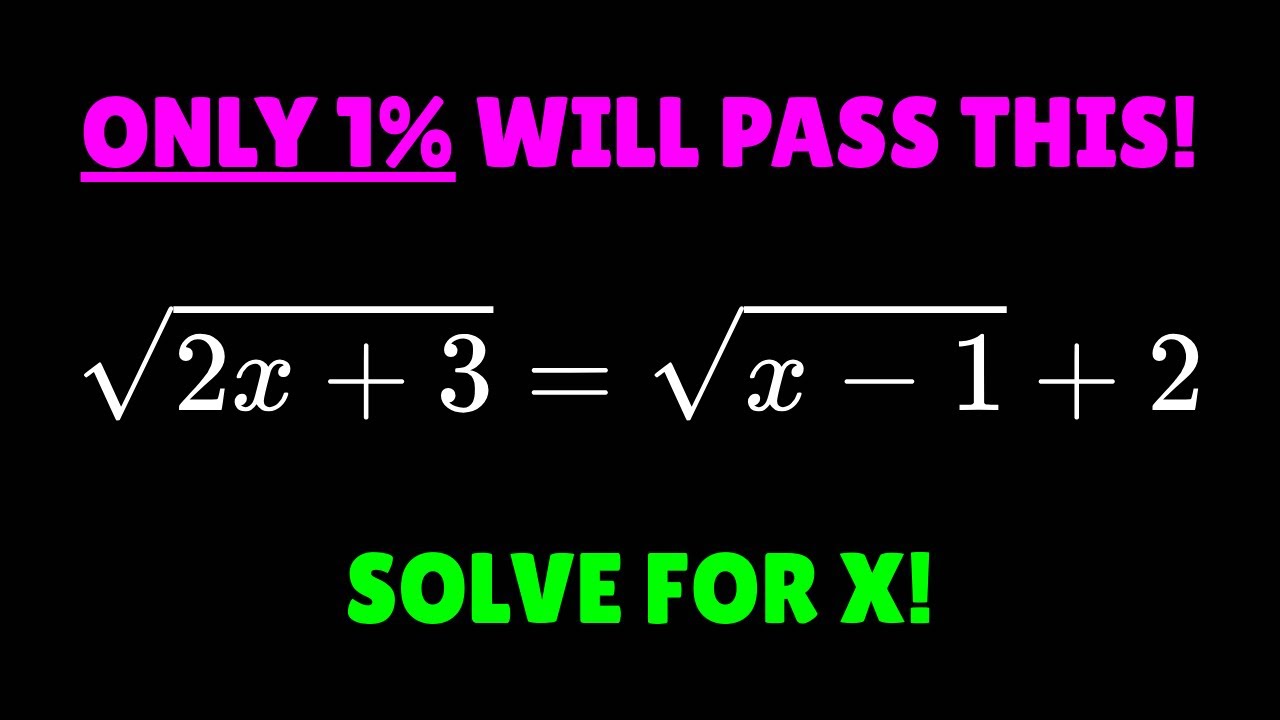 Math Problem 13 | THE ANSWER WILL SHOCK YOU!