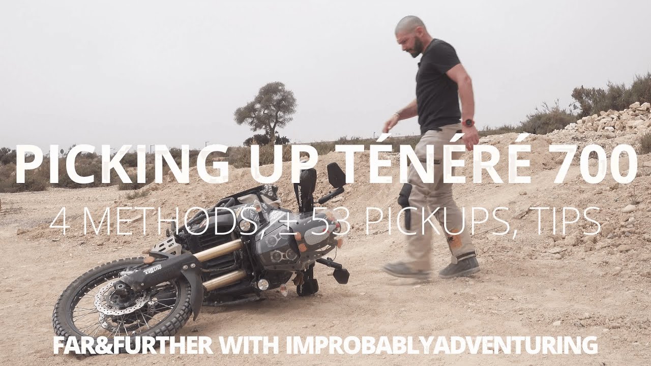 Picking up Yamaha Ténéré 700: 4 methods, ±53 lifts, some tips