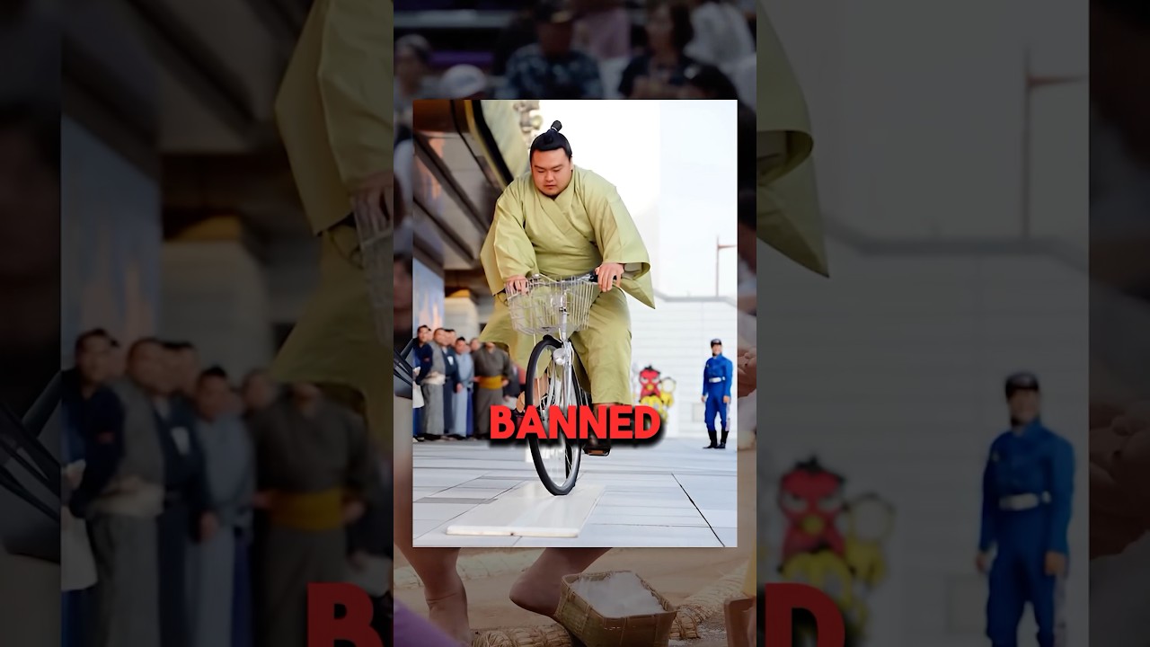 Why Sumo Wrestlers Are BANNED From Driving! #japan #shorts