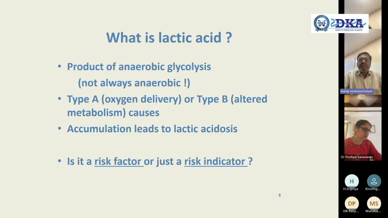 Approach to Bicarbonate and Lactic Acidosis in DKA -Dr.Balaji Venkatachalam