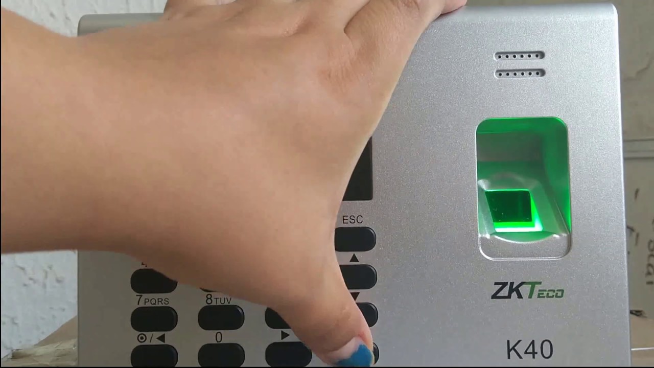 Manual ZKTeco K40