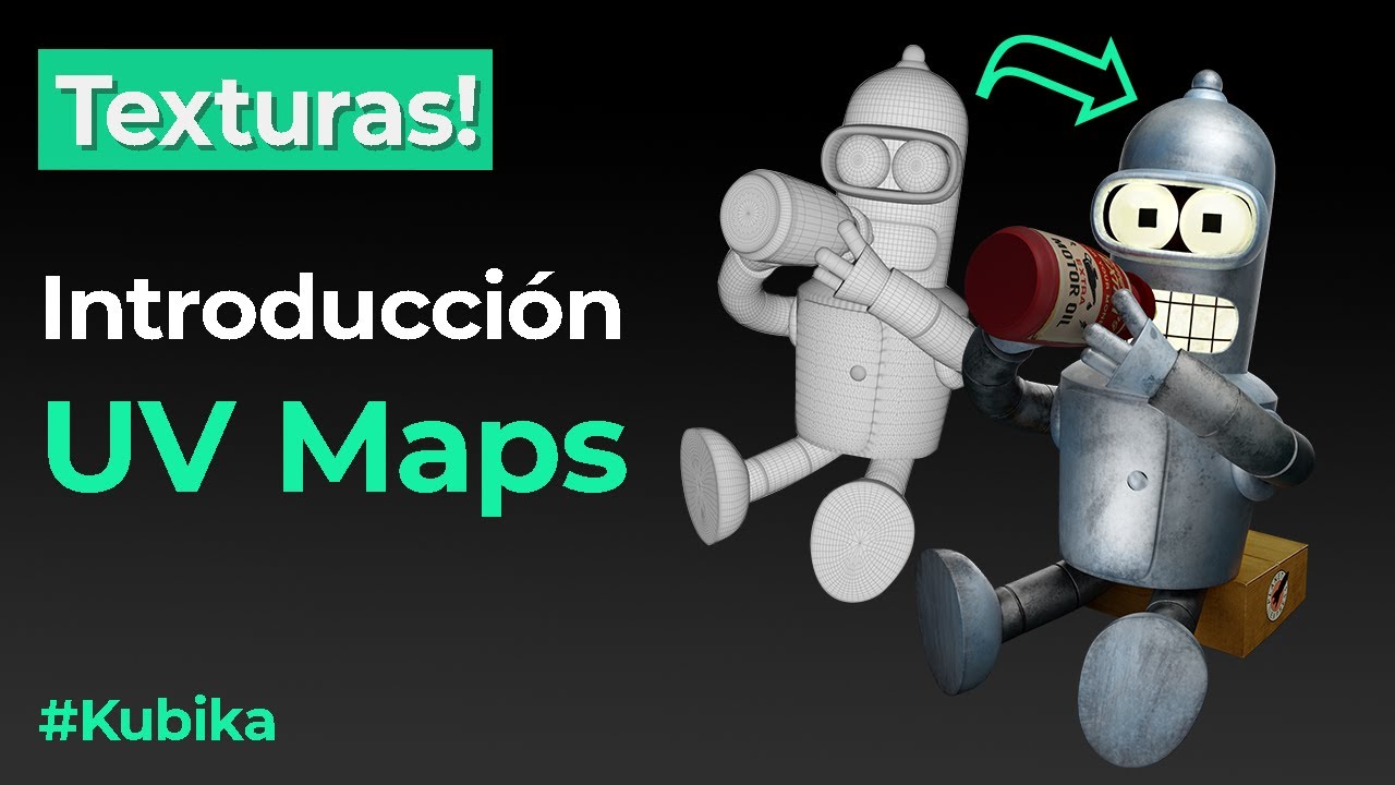 INTRODUCCI&Oacute;N B&aacute;sica a MAPAS UV - Prepara tus modelos 3D para TEXTURIZAR! (UV MAPS)