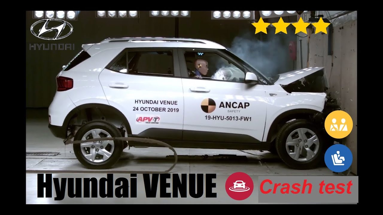 Hyundai VENUE Crash test results - got strong 4 Stars safety Rating | Excellent Build Quality