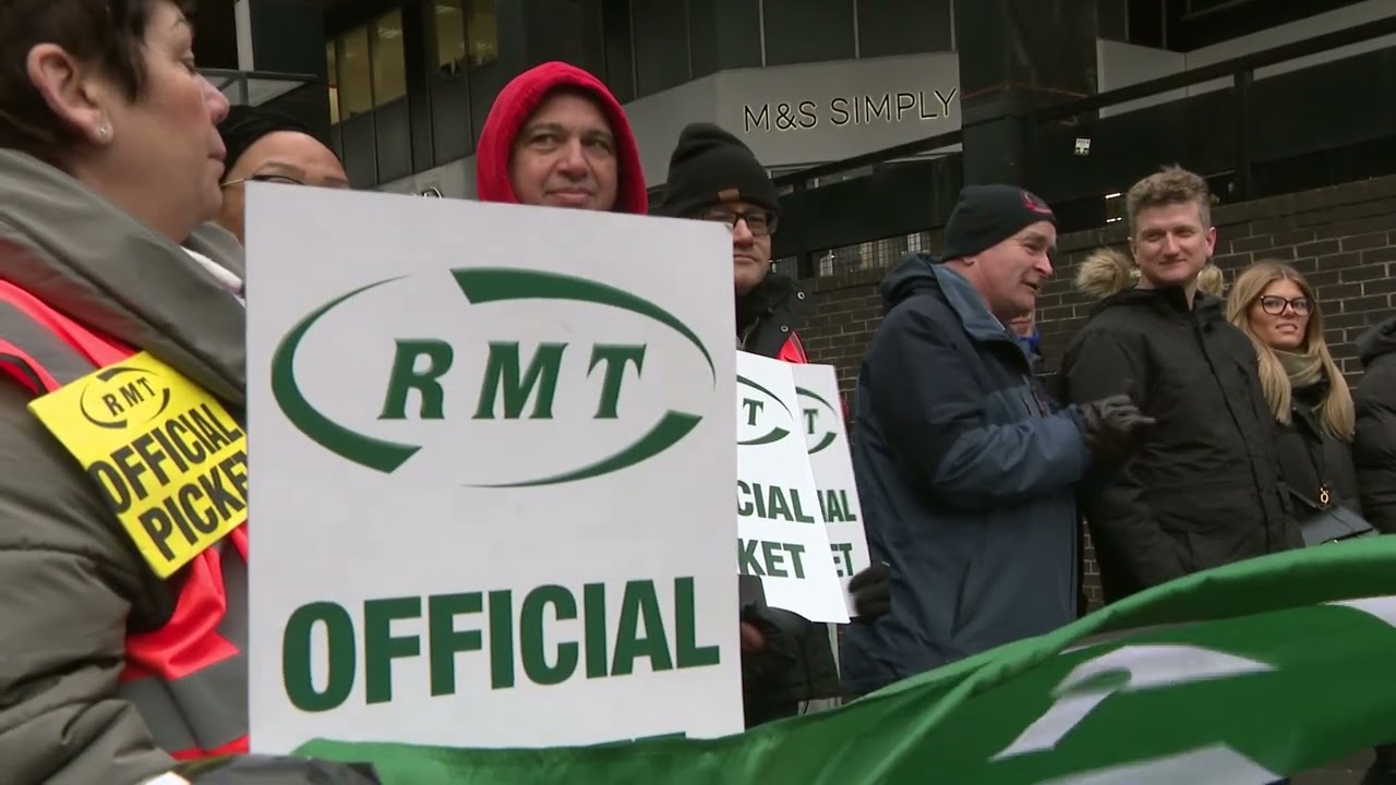 RMT union say strikes could last for months as industrial action bring chaos to commuters | 5 News