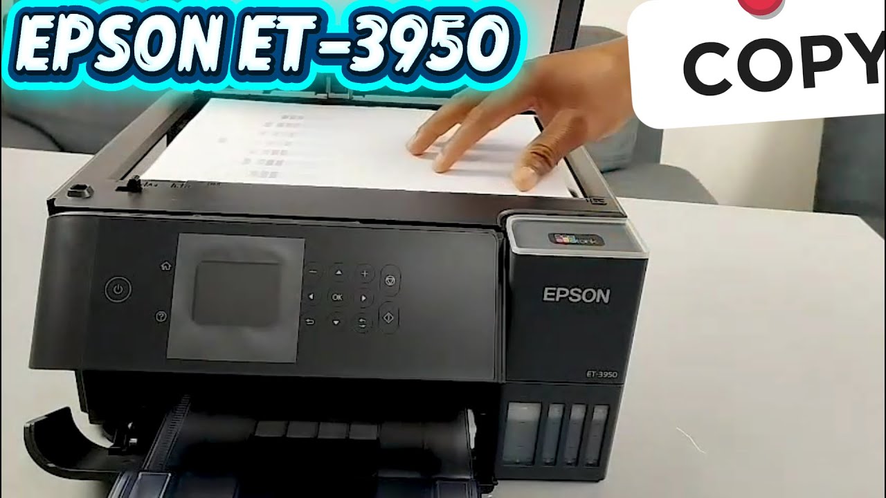 Как делать копии на Epson ECOTANK ET-3950