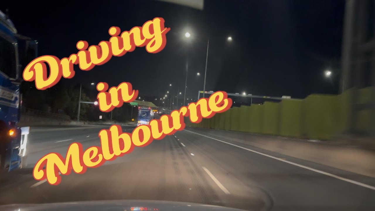 Driving in Melbourne - A pleasant dawn on the road