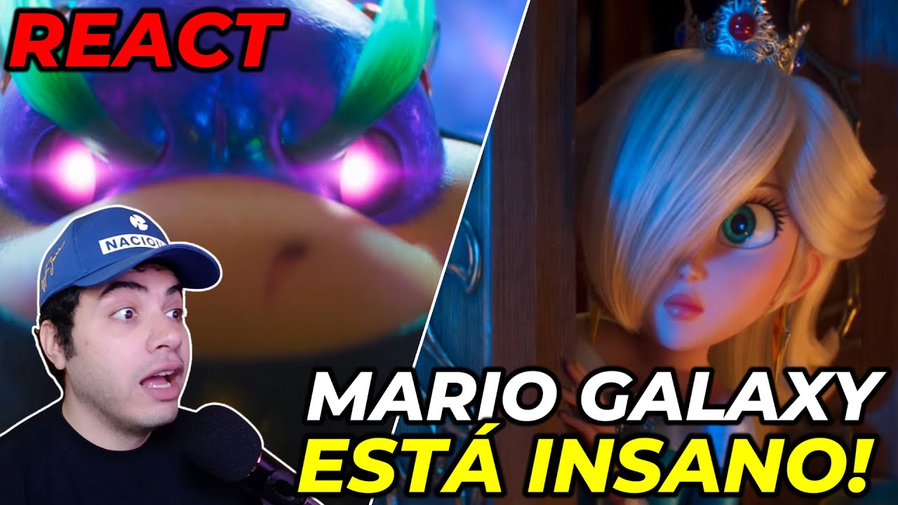 REAGINDO AO TRAILER DE SUPER MARIO GALAXY O FILME
