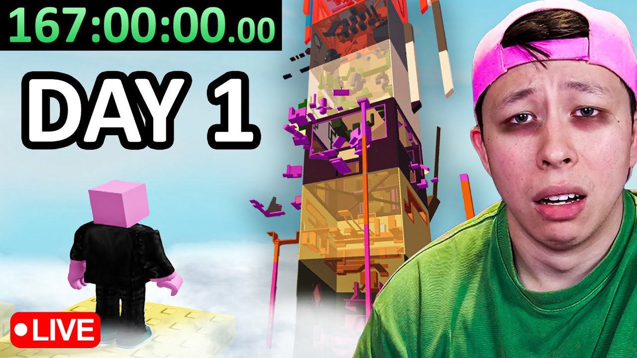 167 hours STRAIGHT of ROBLOX OBBY... (EToH Purgatorio Update)