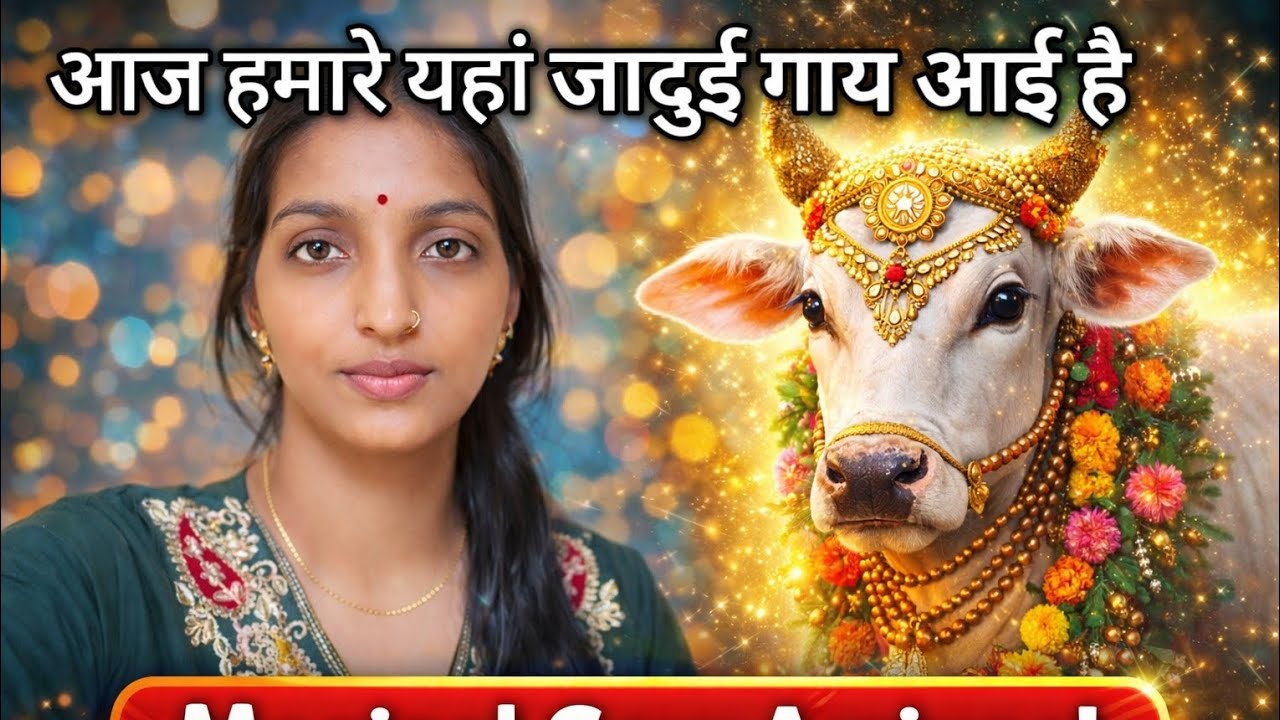 आज हमारे यहाँ जादुई गाय आई है 🐄✨ | Amazing Cow Visit | Life With Kumkum! Cow