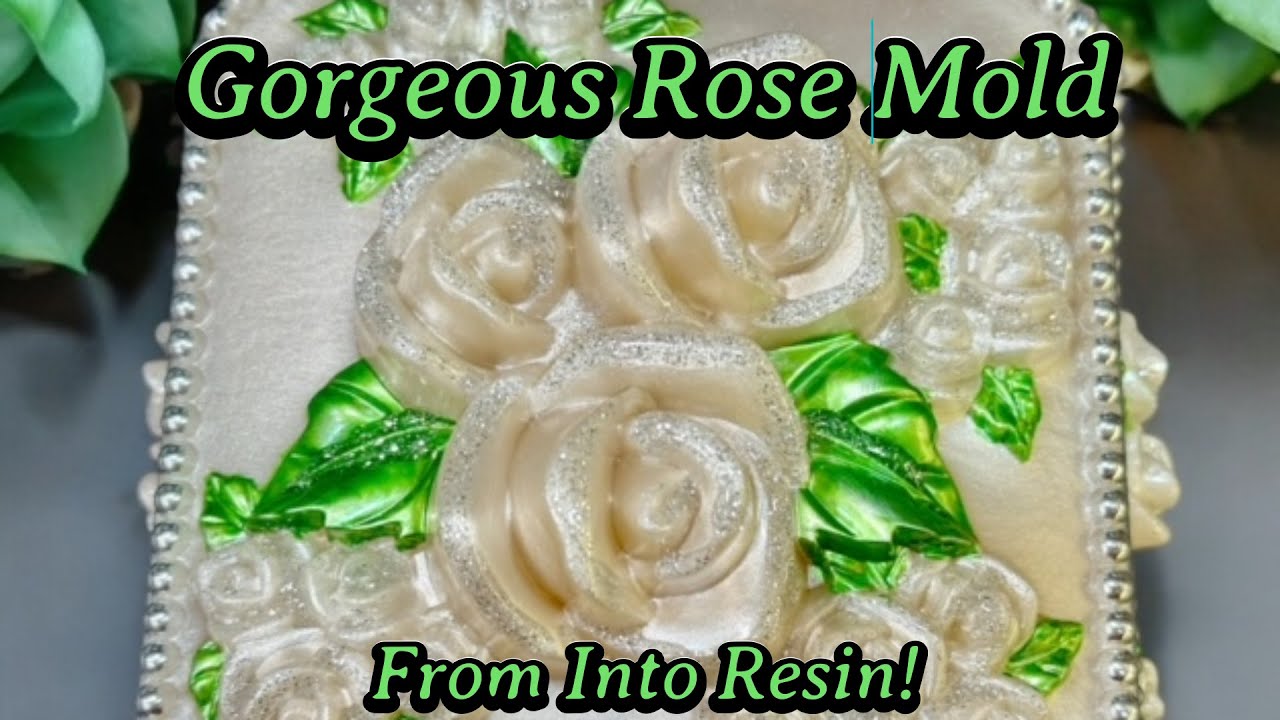 #564 Stunning Rose Jar With Lid From Intoresin.com!