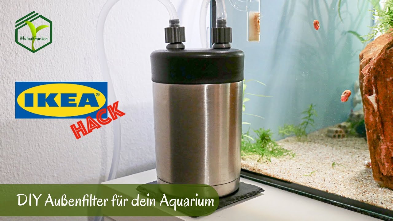 Edelstahl DIY-Außenfilter für dein Aquarium | IKEA Hack | 3D-Druck Projekt