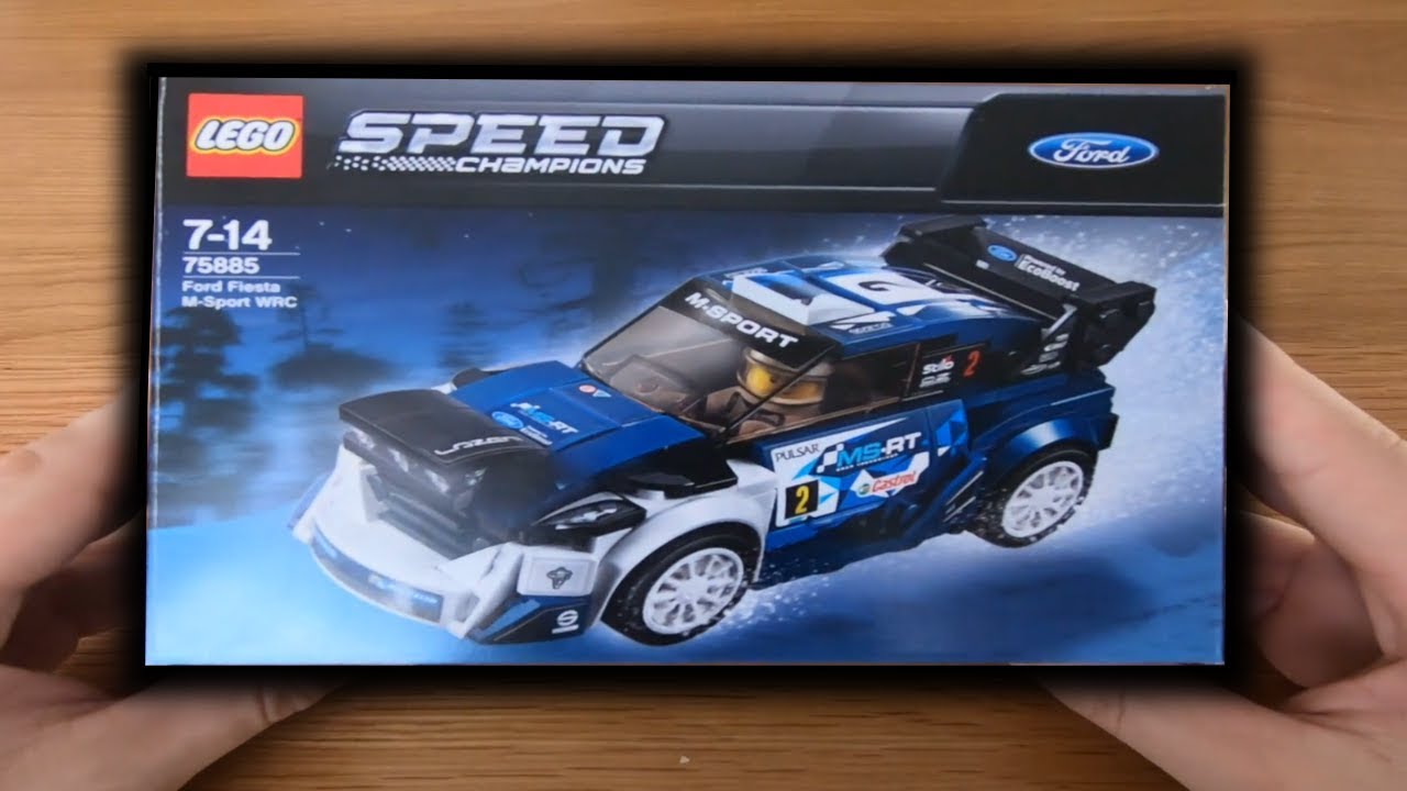 LEGO Speedbuild - Ford Fiesta M-Sport WRC || Speed Champions 2018