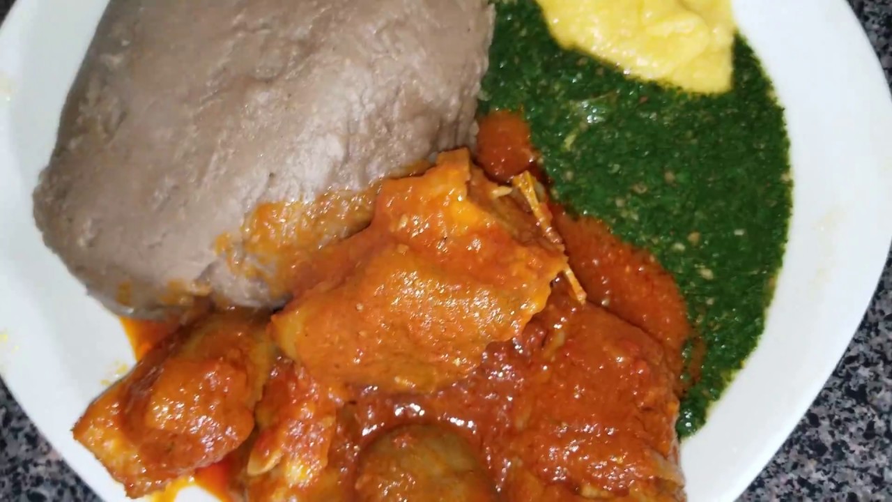 How to make Amala & Gbegiri & Ewedu