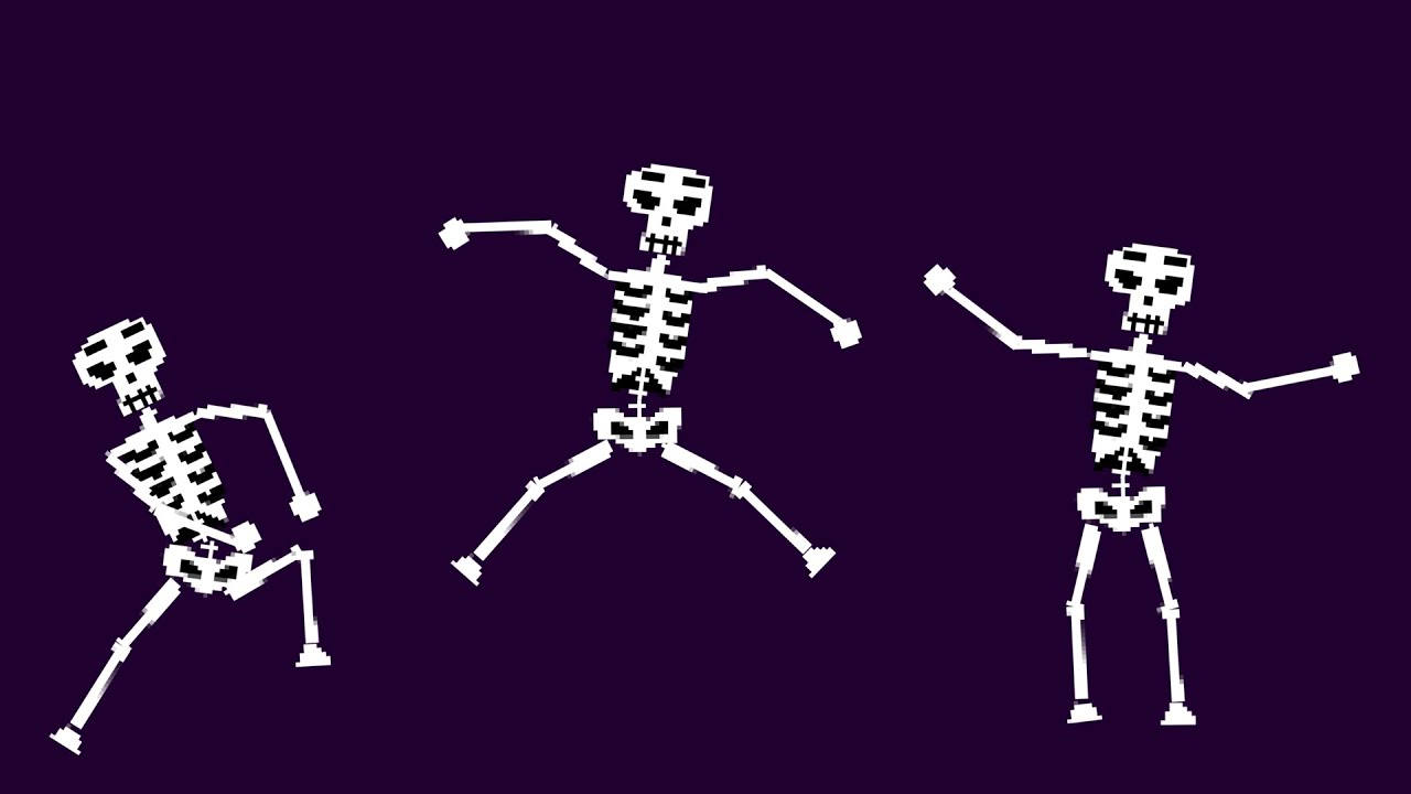 Spooky Scary Skeletons - A Short Animation