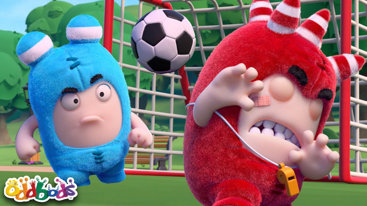 Lulu's Super Soccer Tricks! ⚽ | Oddbods | Funny Cartoons for Kids | Moonbug Kids Express Yourself!