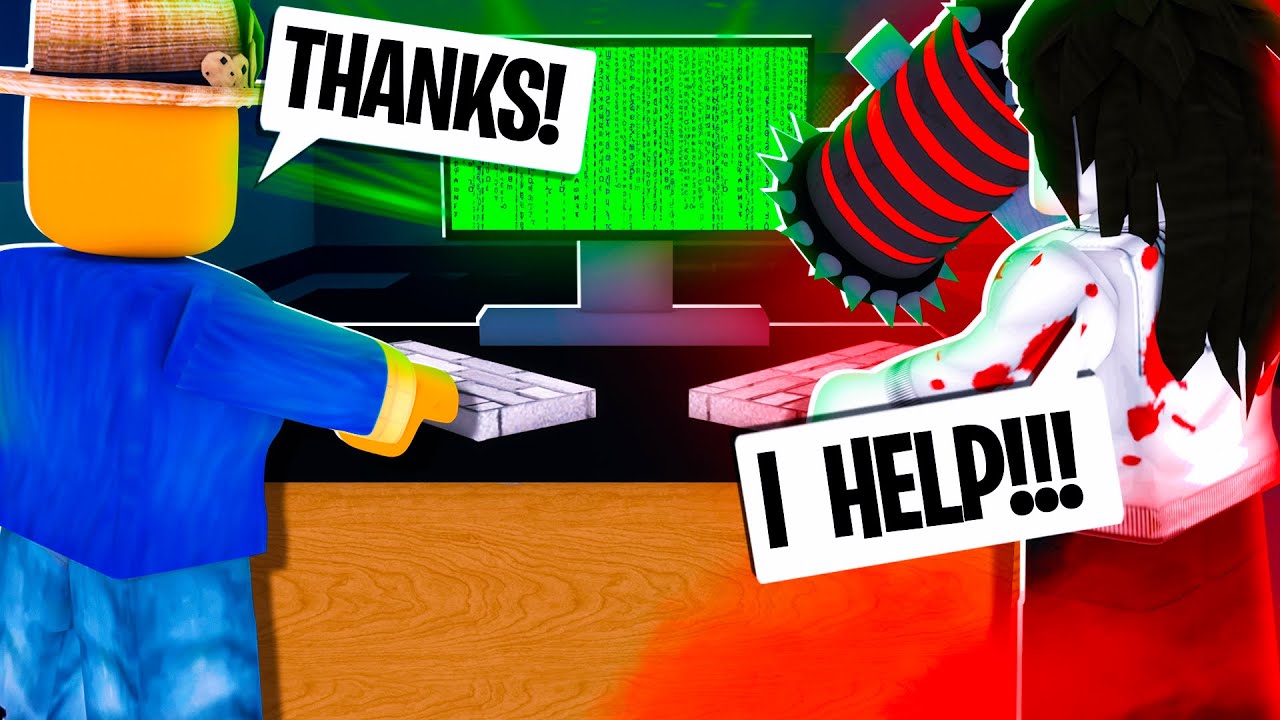 The BEAST Helped Me HACK in Roblox Flee The Facilty!