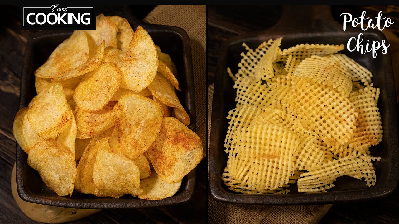 Crispy Potato Chips | Potato Recipes | Evening Snacks Recipe | Aloo Chips | Kids School Snack Ideas