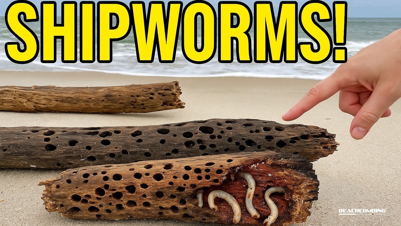Beachcombing - Shipworms