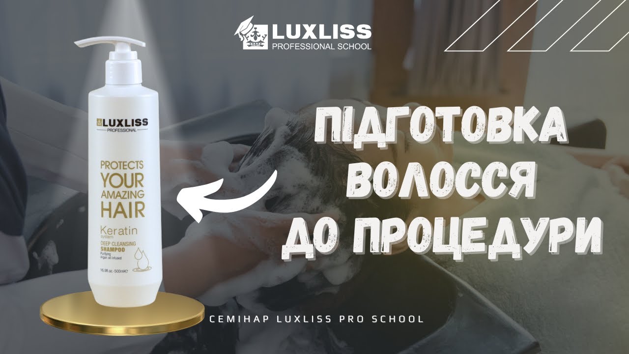Підготовка волосся до процедури кератину, ботокса. Підложки, технічний шампунь.