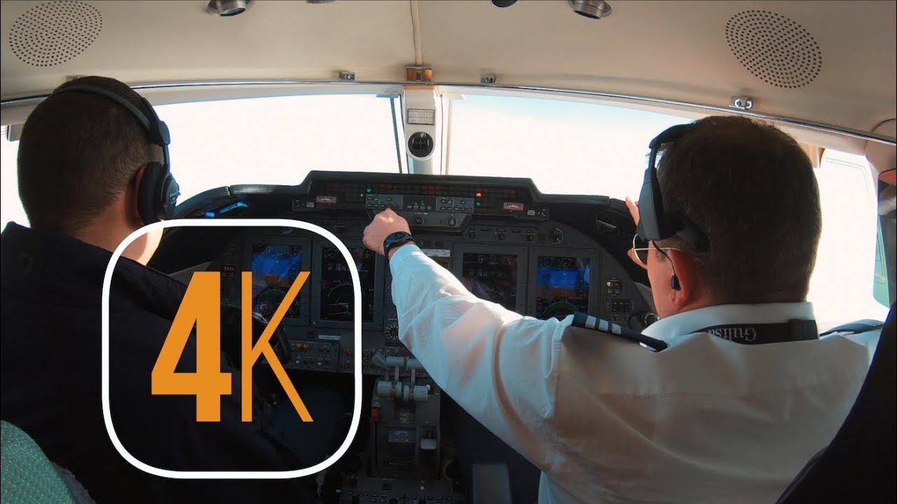 4K LEARJET 60XR COCKPIT VIDEO AND CREW COOPERATION