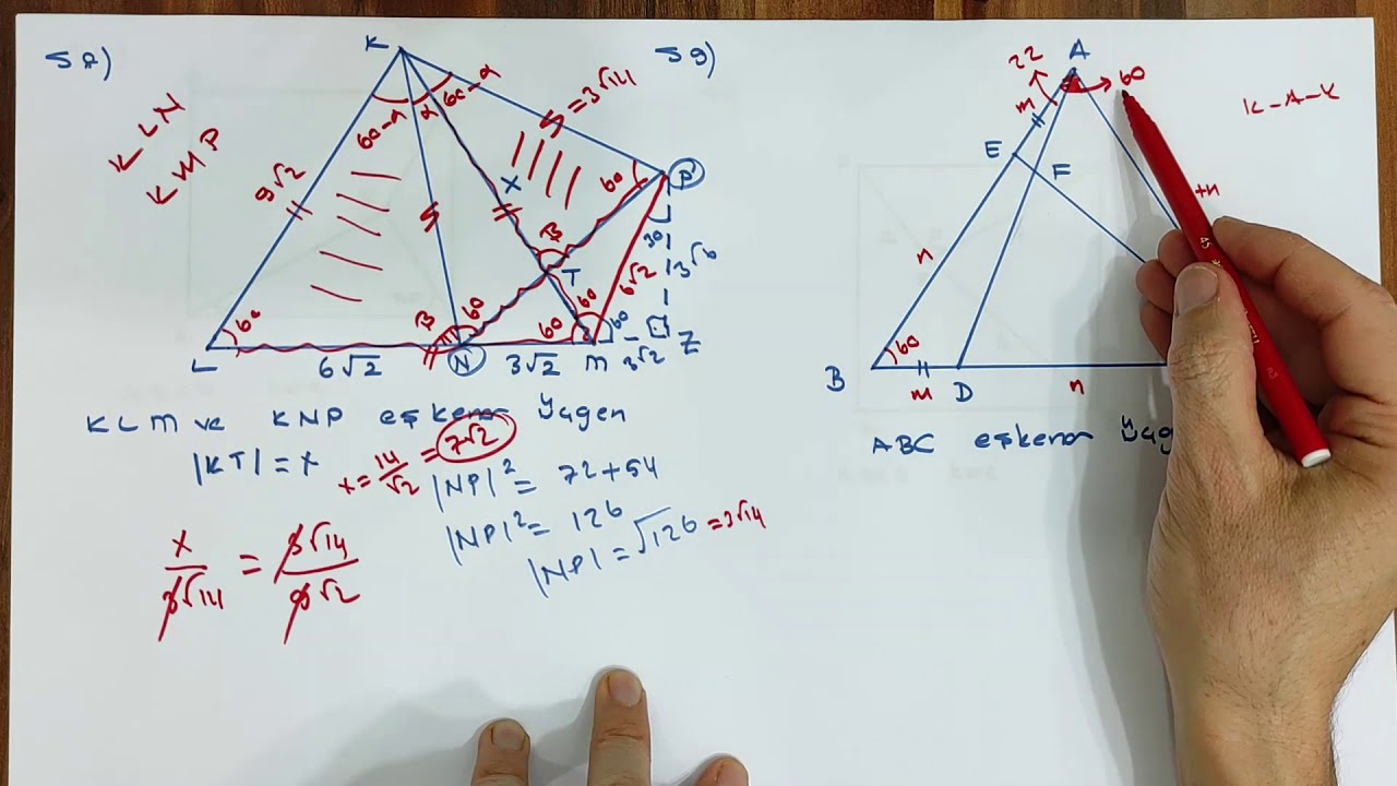 ZOR SORU TİPLERİ - 19 (Üçgenlerde eşlik)