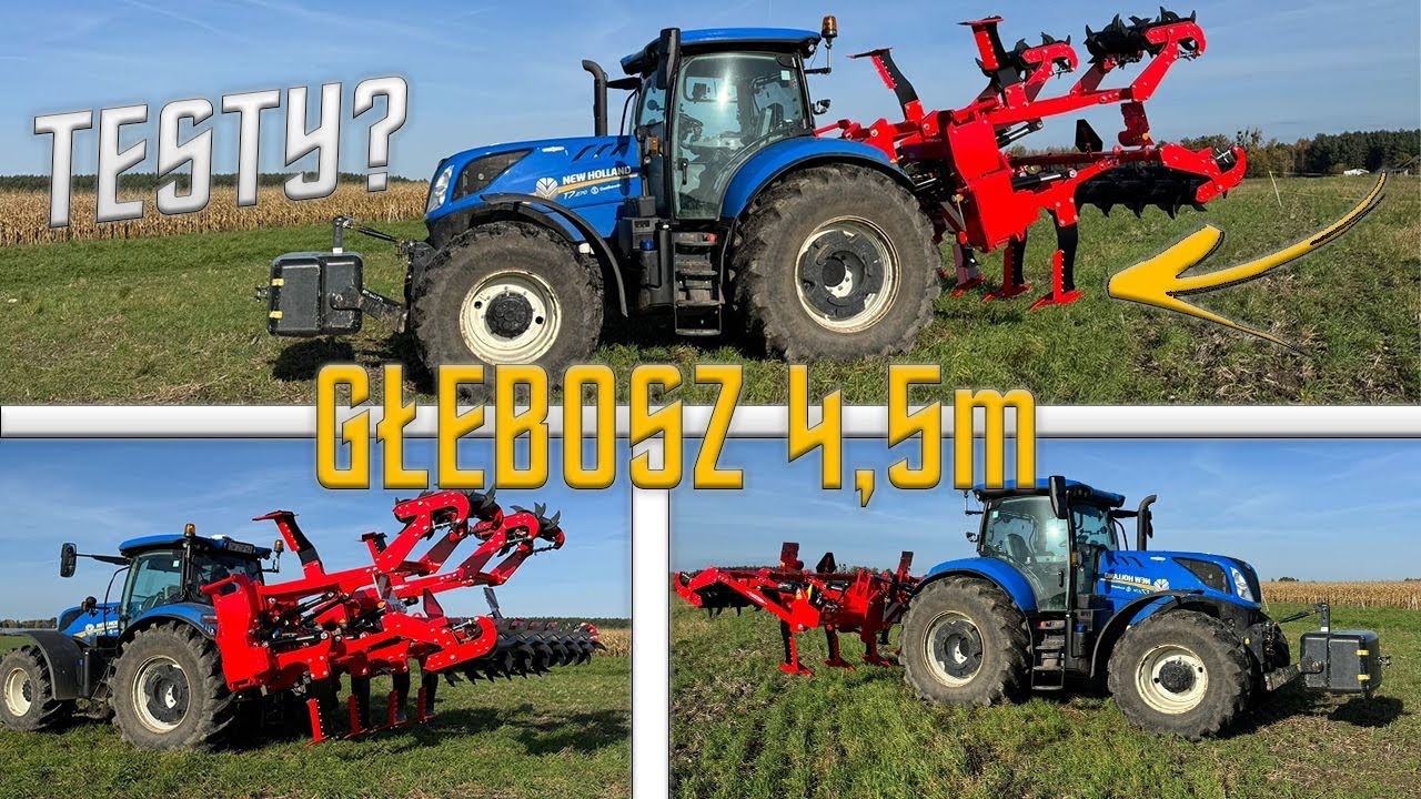 Testy głębosza Opall Agri Hektor | 4,5 m vs 240 koni | Czy da radę? [vlog#271]