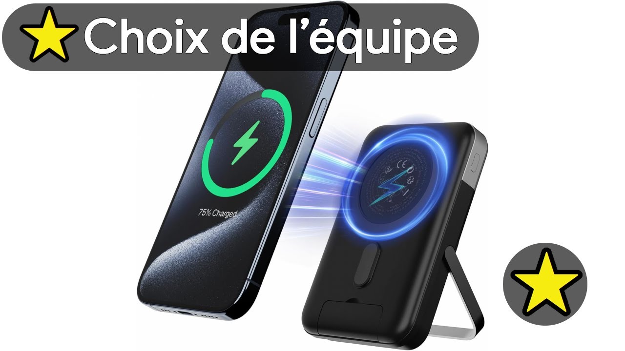 🏆 TOP 3 BATTERIE EXTERNE MAGNETIQUE POUR SAMSUNG 2025 🔋