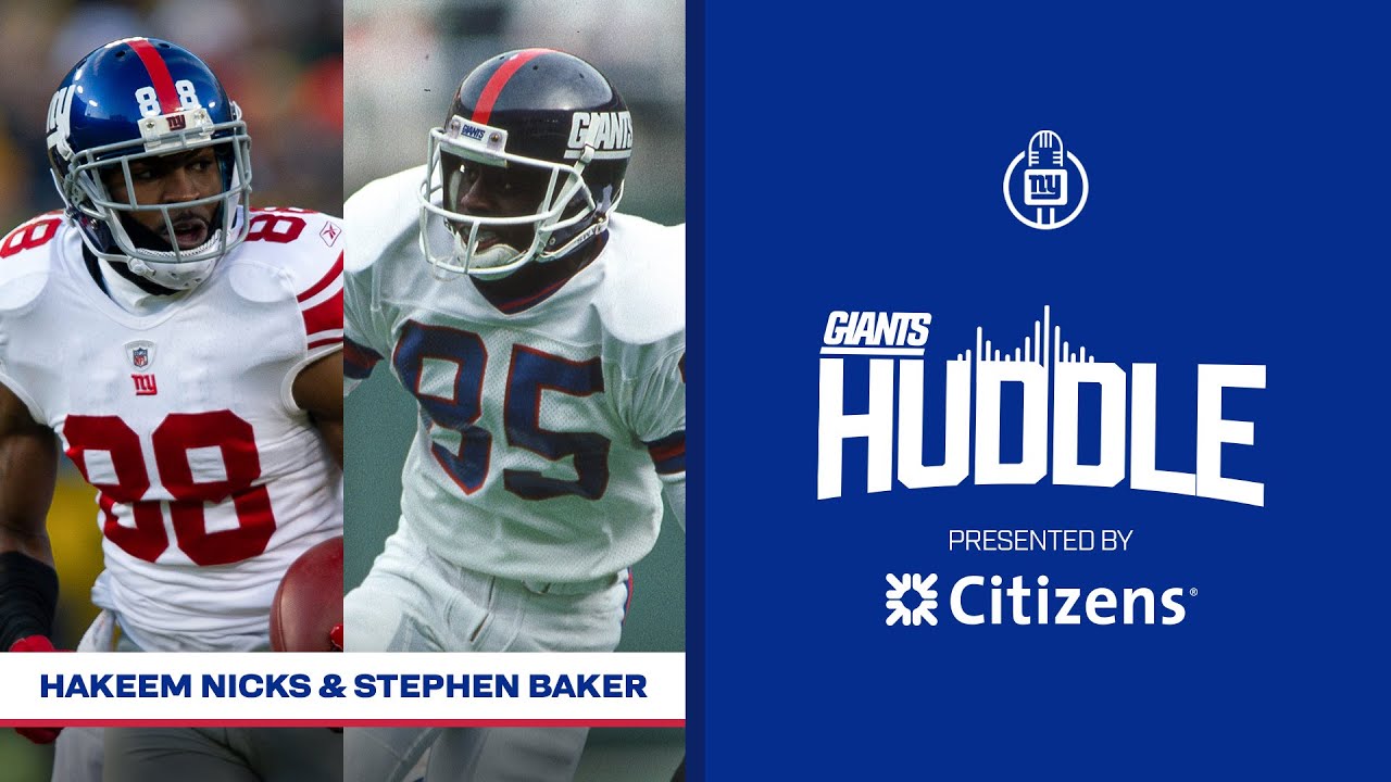 Hakeem Nicks & Stephen Baker | Giants Huddle | New York Giants