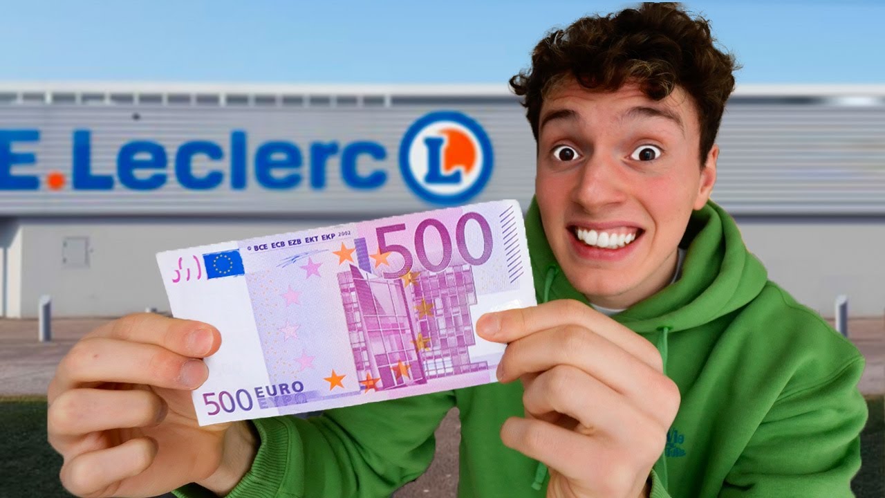 ESSAYER DE PAYER AVEC UN BILLET DE 500€