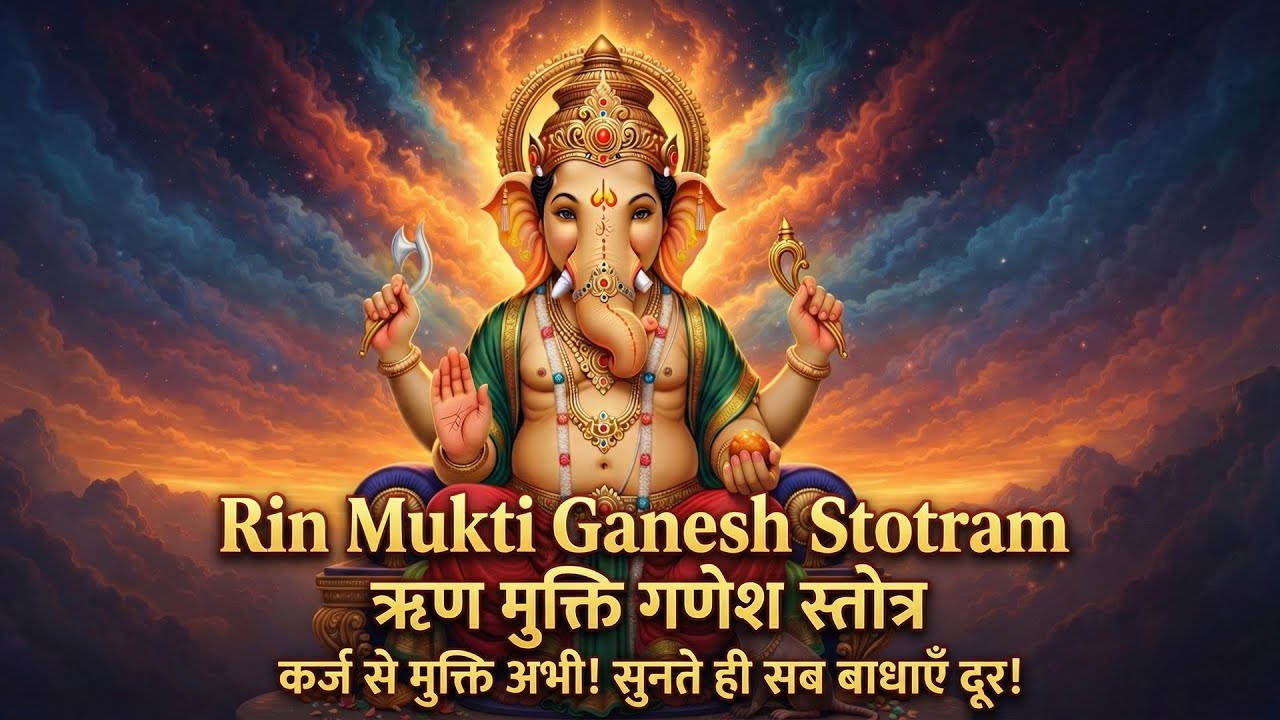 Rin Mukti Ganesh Stotram | Remove Debt & Obstacles I ऋण मुक्ति गणेश स्तोत्रम् | कर्ज से मुक्ति