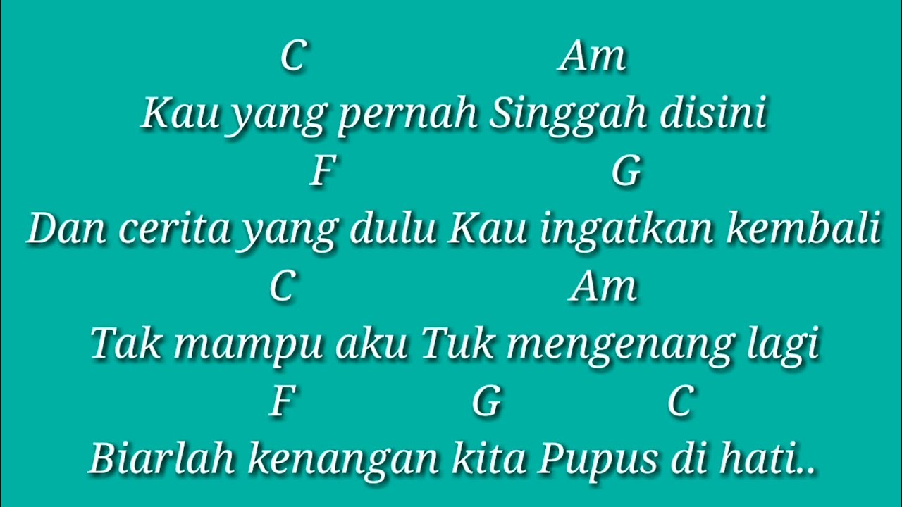 chord gitar menepi